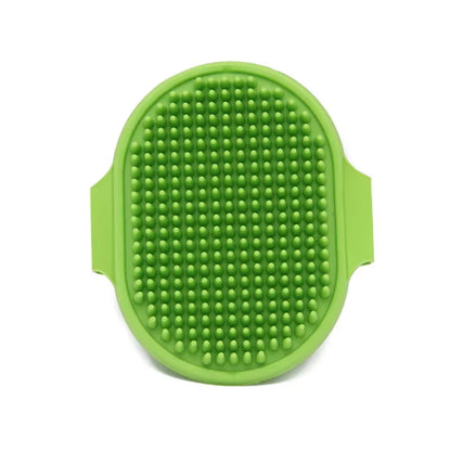 Pet Bath Brush Massage Gloves Cat Dog Grooming Comb Deshedding Tool Waterproof Soft Bristle Cleaning Supplies for Shedding Hair